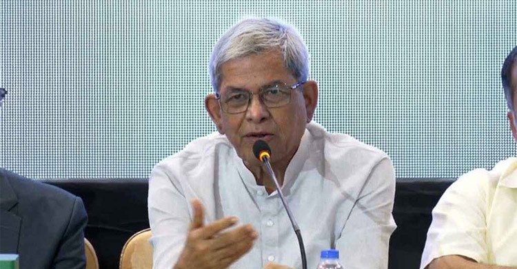 ফ্যাসিস্টের ভাষায় বলা হচ্ছে সরকারকে ৫ বছরও যেতে দেওয়া হবে না: মির্জা ফখরুল
